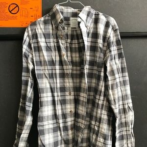 Grey Brooks Brothers Flannel